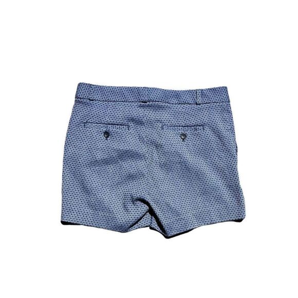 BANANA REPUBLIC Blue Patterned Shorts Size 2 - Picture 2 of 4
